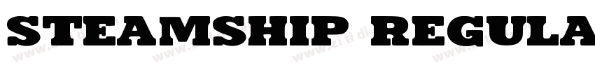 Steamship Regular字体转换